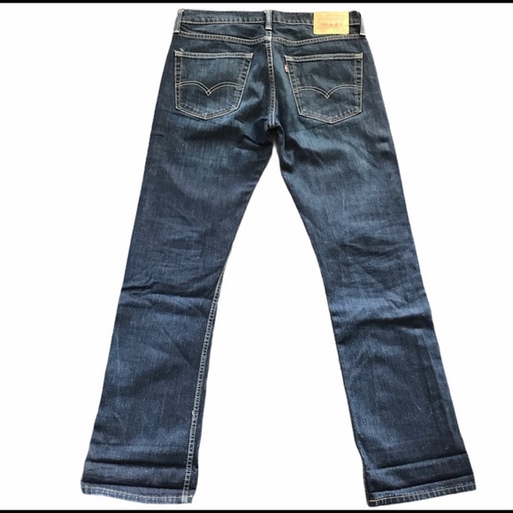 Levi’s 527 Jeans Dark Wash Blue Straight Leg 32x34 - Picture 3 of 8